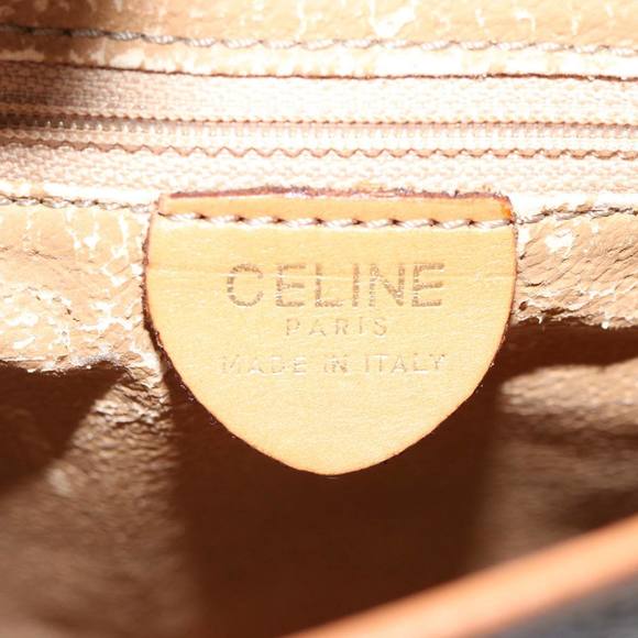 CELINE Macadam Canvas Shoulder Bag PVC Brown Auth ep3998 - Picture 14 of 16